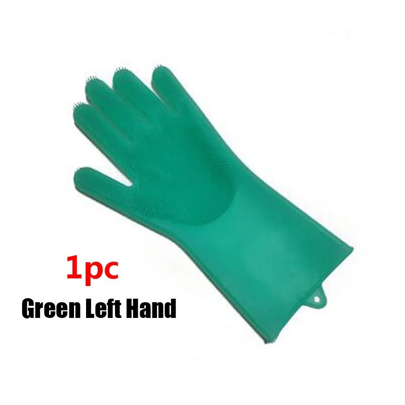 1 Pc Rubber Gloves Gardening Washing Msrp Kitchen Multifunction Magic For Dishes Cleaning Scrubber Clean Household Tools Glove