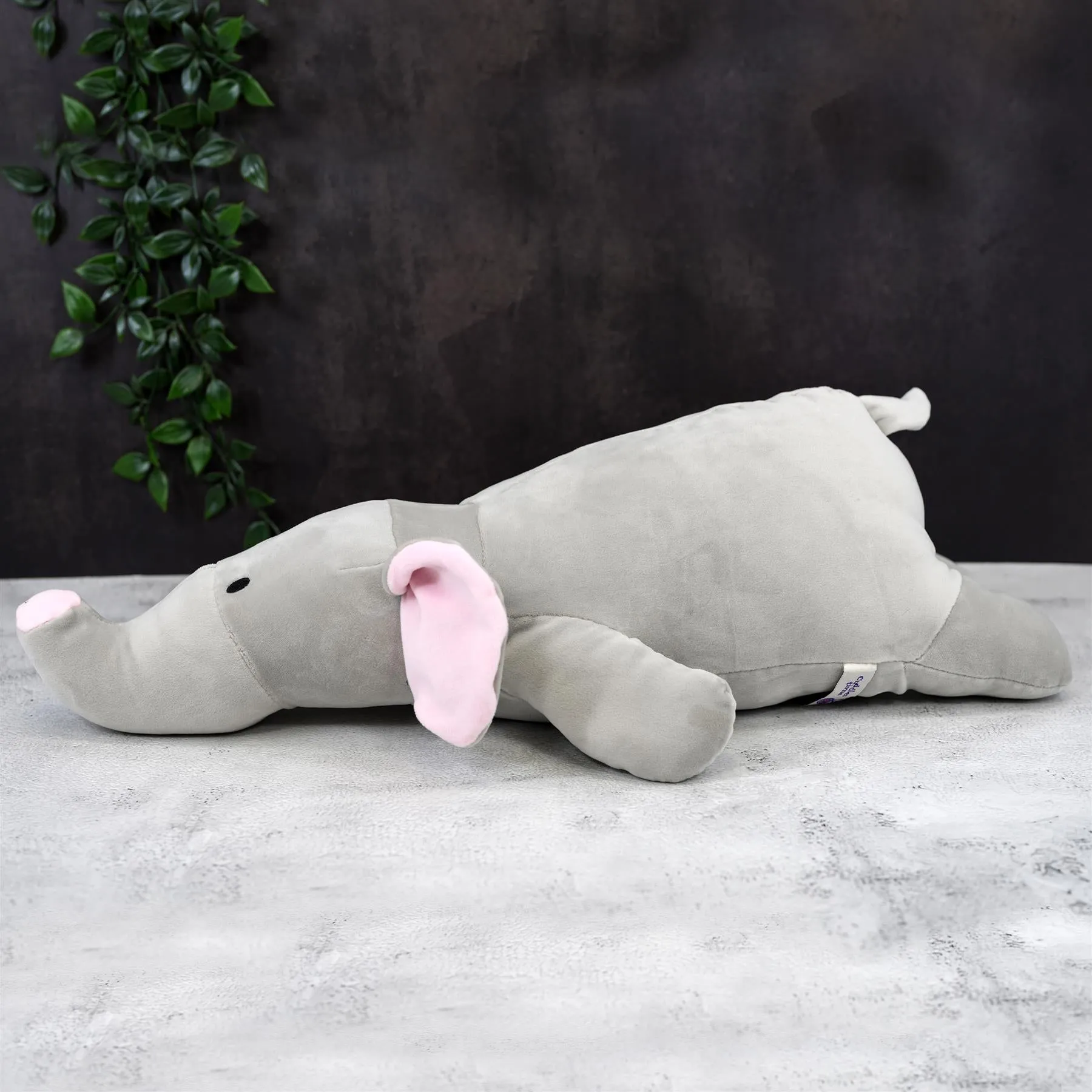 20” Super-Soft Elephant Plush Pillow Toy