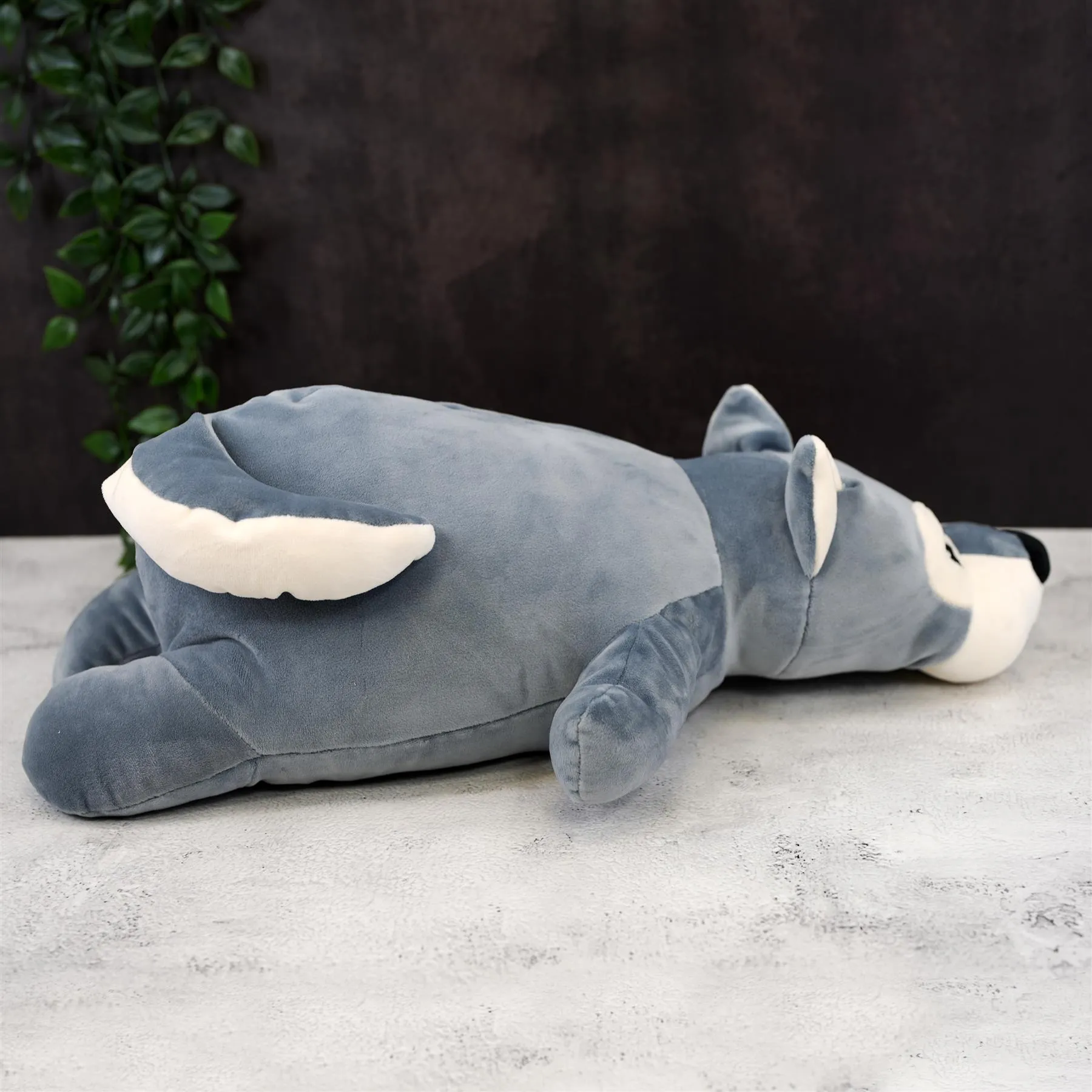 20” Super-Soft Wolf Plush Pillow Toy