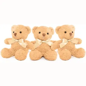 3-Pack Teddy Bear Plush Toy, 10 Inches