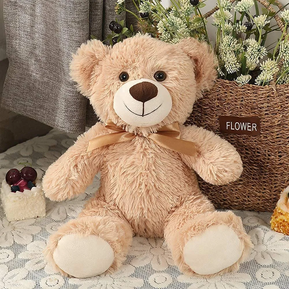 3-Pack Teddy Bear Stuffed Animals, 13.8 Inches