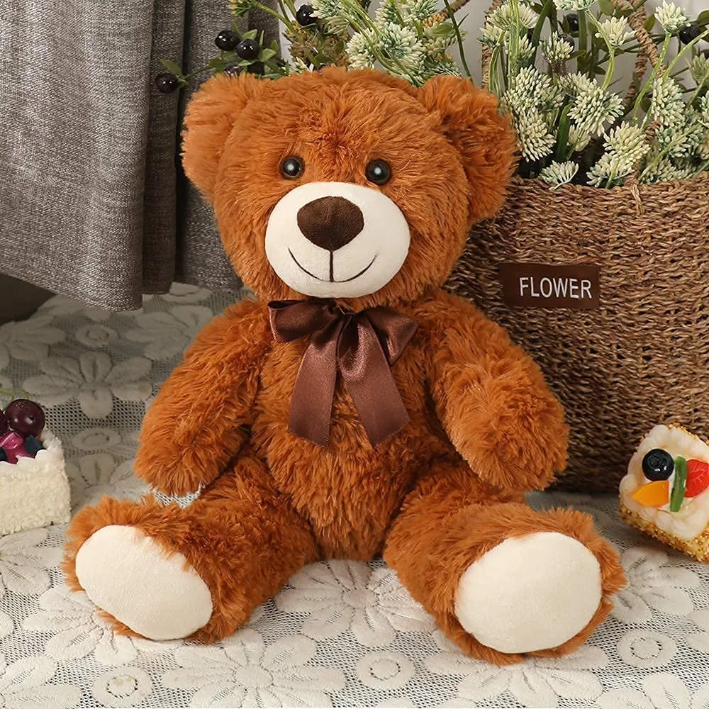 3-Pack Teddy Bear Stuffed Animals, 13.8 Inches