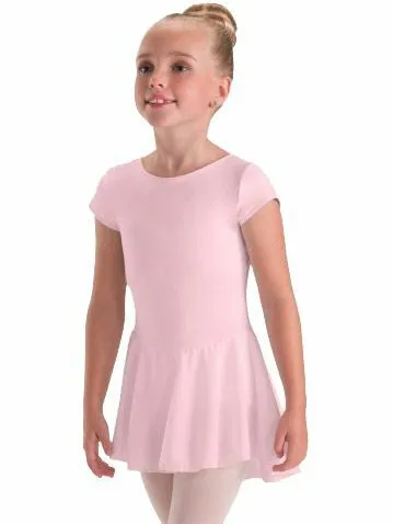 4354CW Cap Sleeve Skirted Leotard