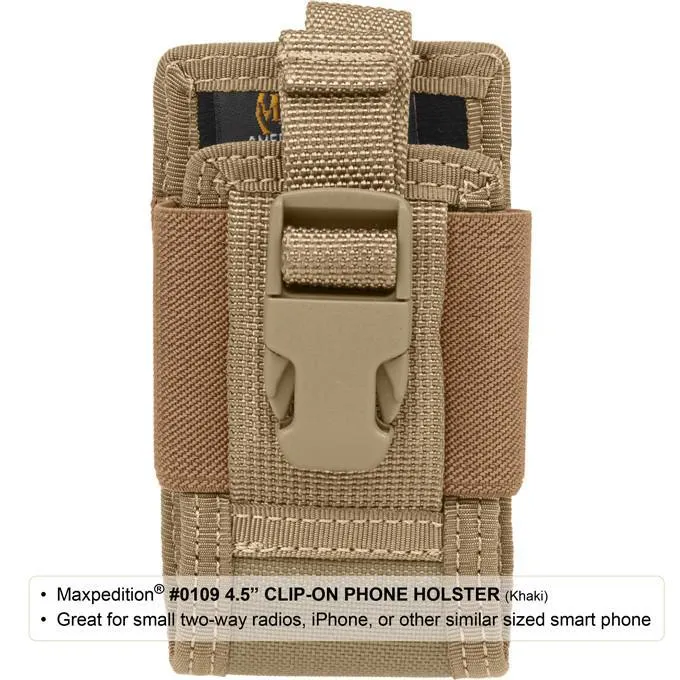 4.5" Clip-On Phone Holster