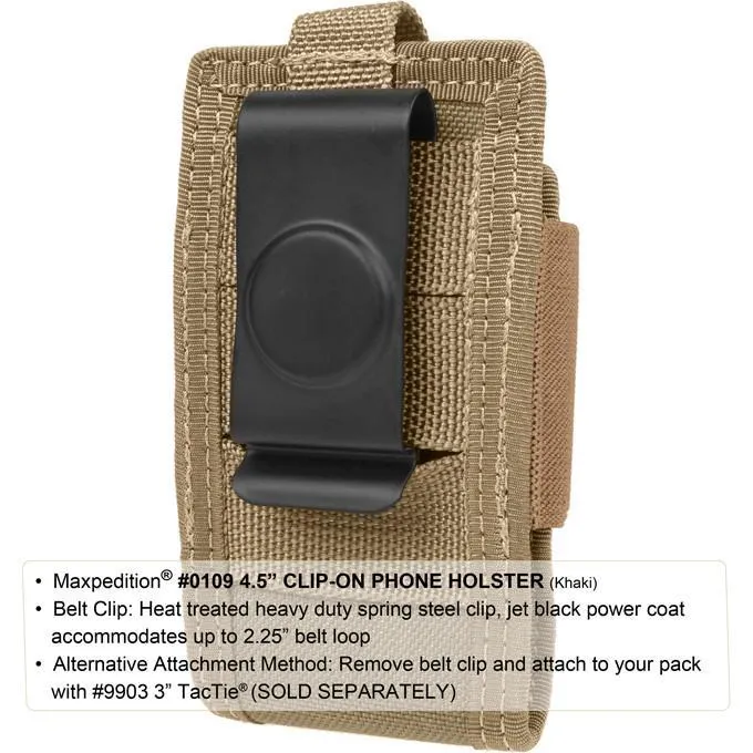 4.5" Clip-On Phone Holster