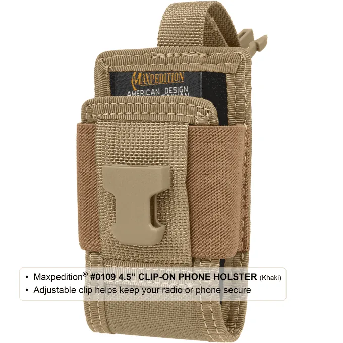 4.5" Clip-On Phone Holster