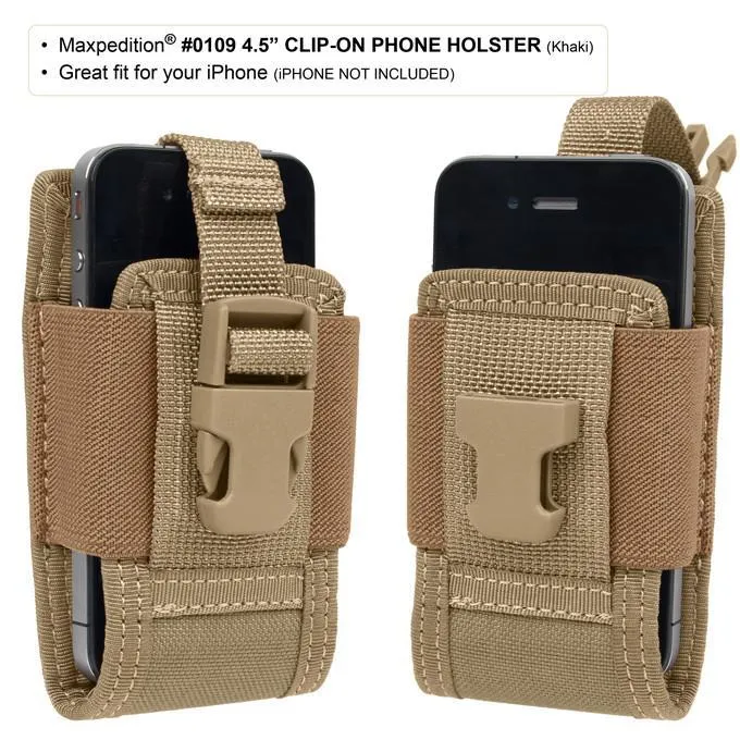 4.5" Clip-On Phone Holster