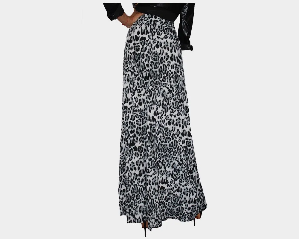 70 Print Pleated Long Skirt - The Milan