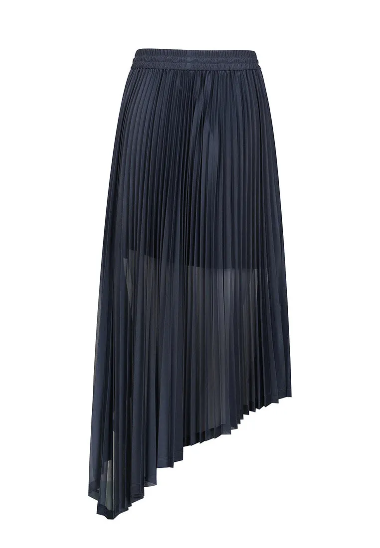 Ace Mid-Calf Pleated Skirt