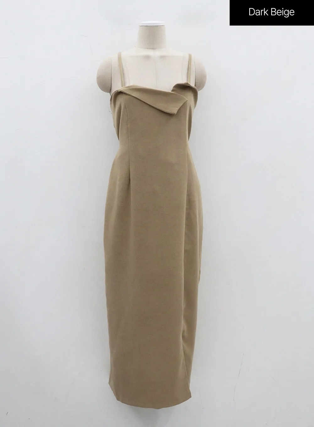 Adjustable Thin Strap Back Tie Maxi Dress OJ310