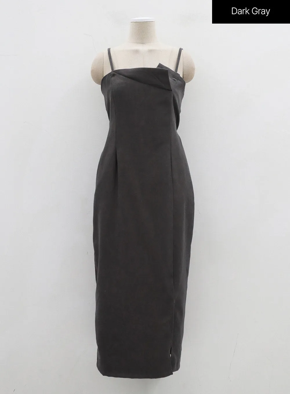 Adjustable Thin Strap Back Tie Maxi Dress OJ310