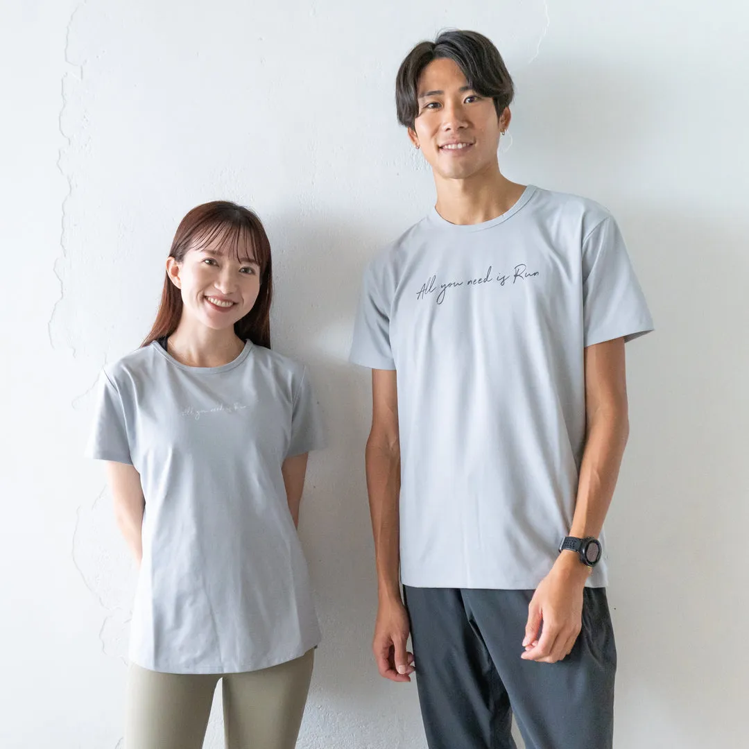 All you need is Run Reflector Logo Tee (Ice Gray)