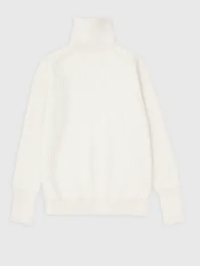 Andersen-Andersen, Navy Turtleneck, Off-White