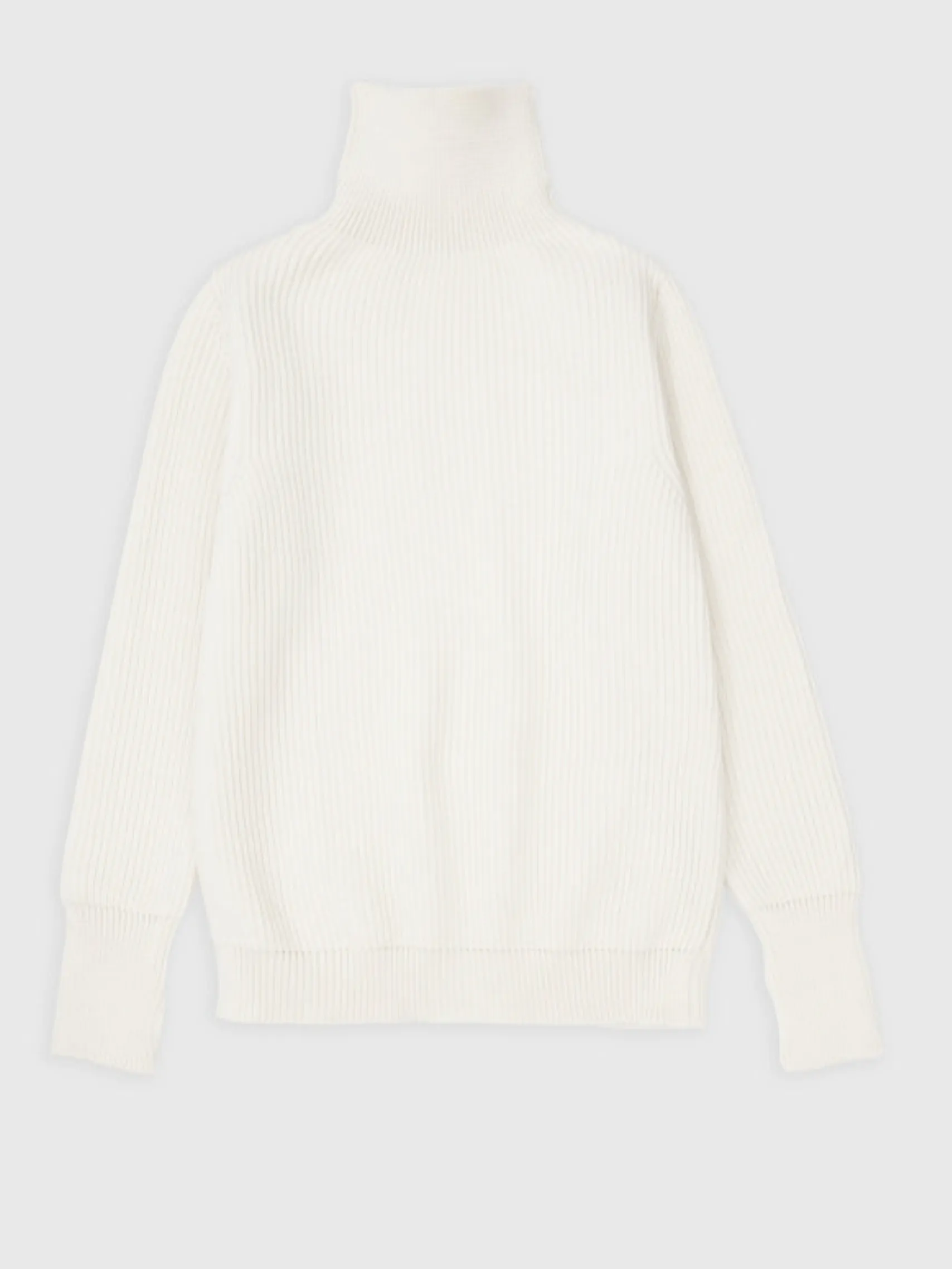 Andersen-Andersen, Navy Turtleneck, Off-White