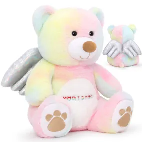 Angel Teddy Bear with Wings, 15.4 Inches