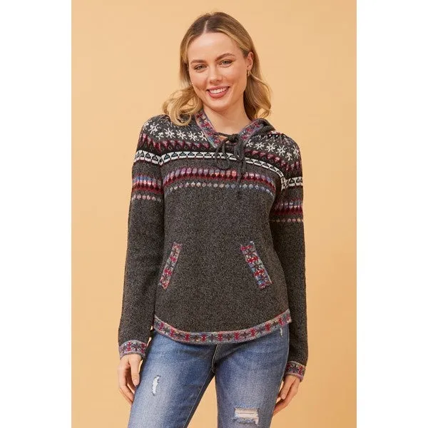 ARGEN JACQUARD PRINT KNIT JUMPER