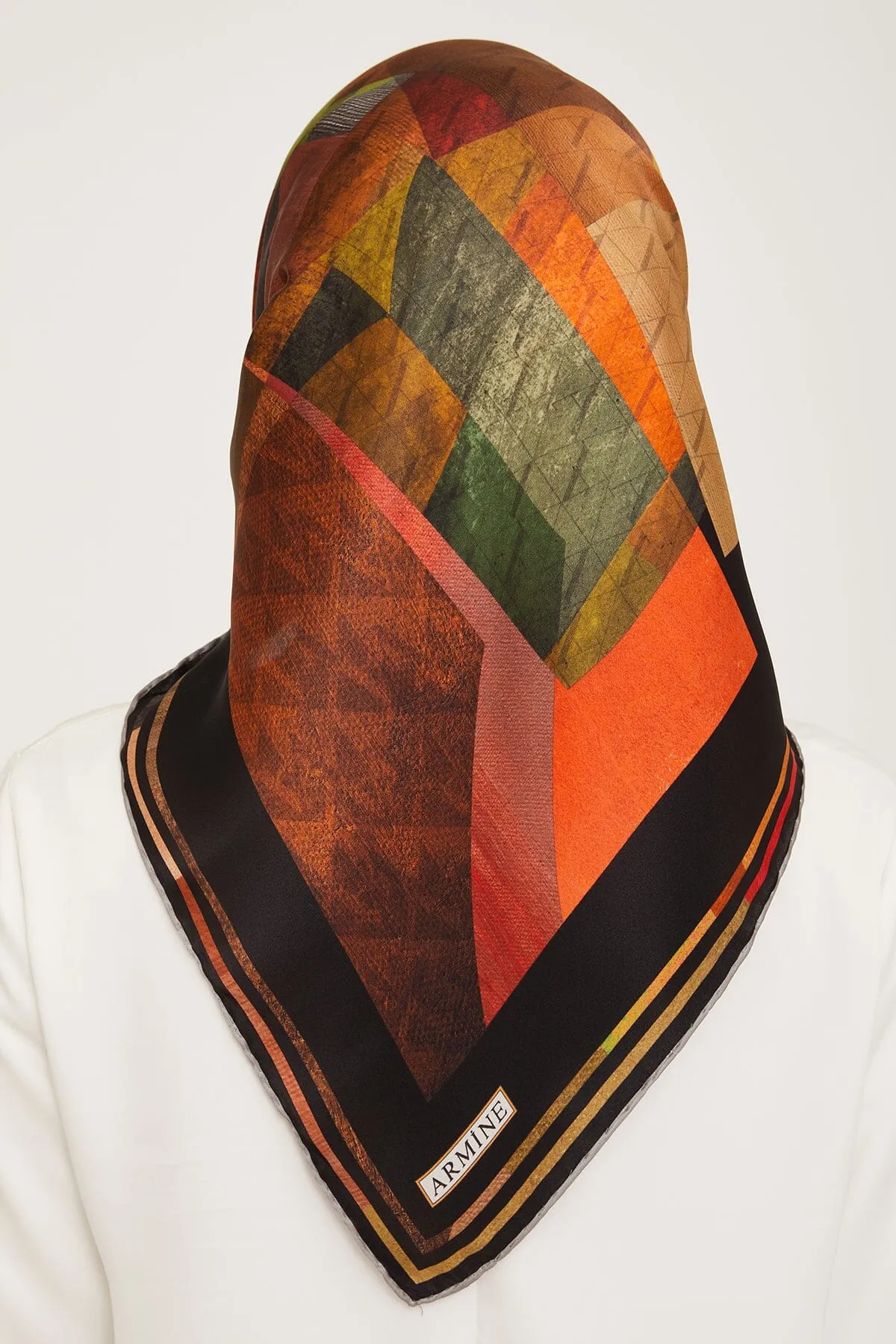 Armine Darwin Modern Silk Scarf #33