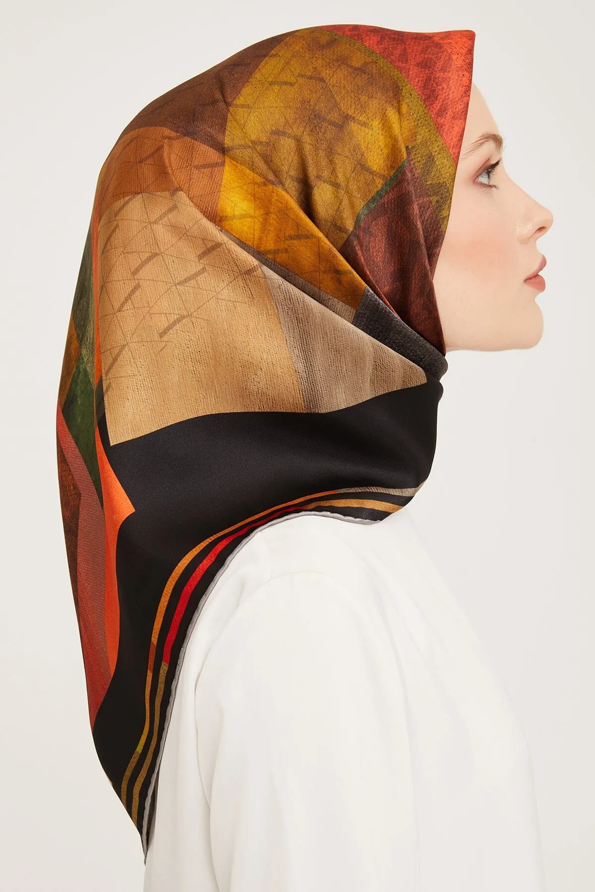 Armine Darwin Modern Silk Scarf #33