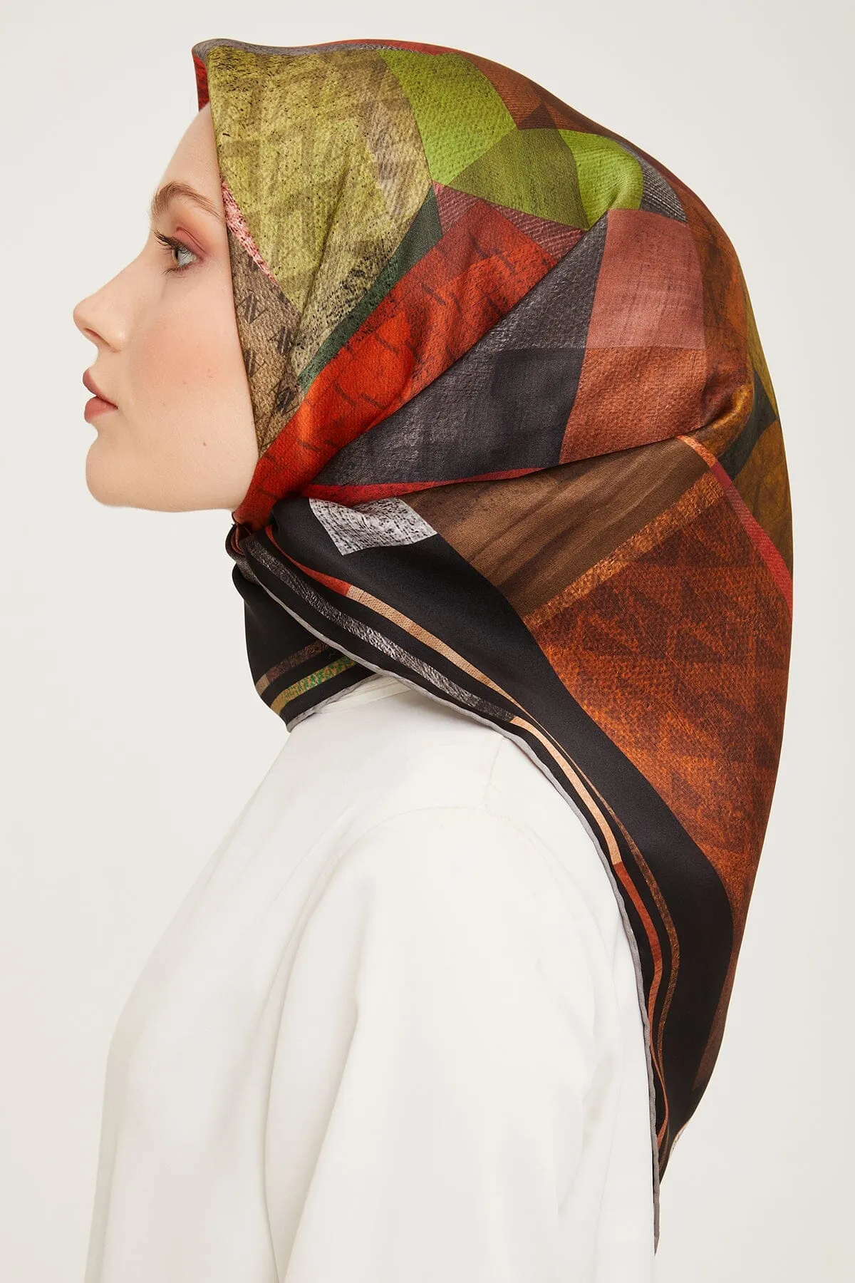 Armine Darwin Modern Silk Scarf #33