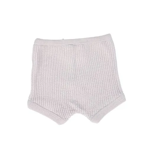 AYMARA LIGHT GREY KNIT SHORTS [Final Sale]