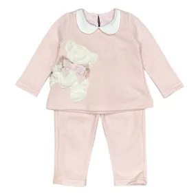 Baby Girls Teddy Pink Legging Set