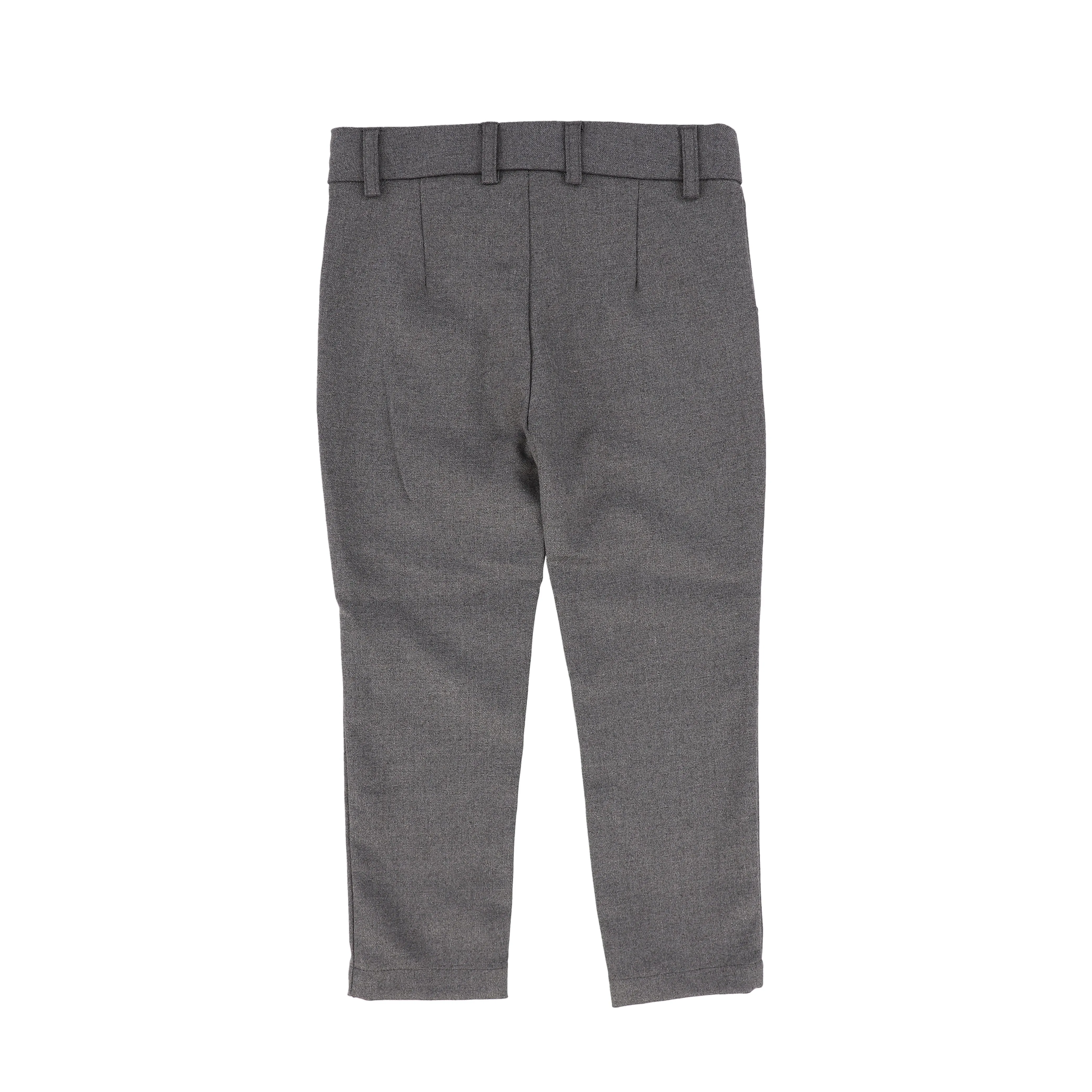 BAMBOO CHARCOAL WOOL SLIM PANTS [Final Sale]