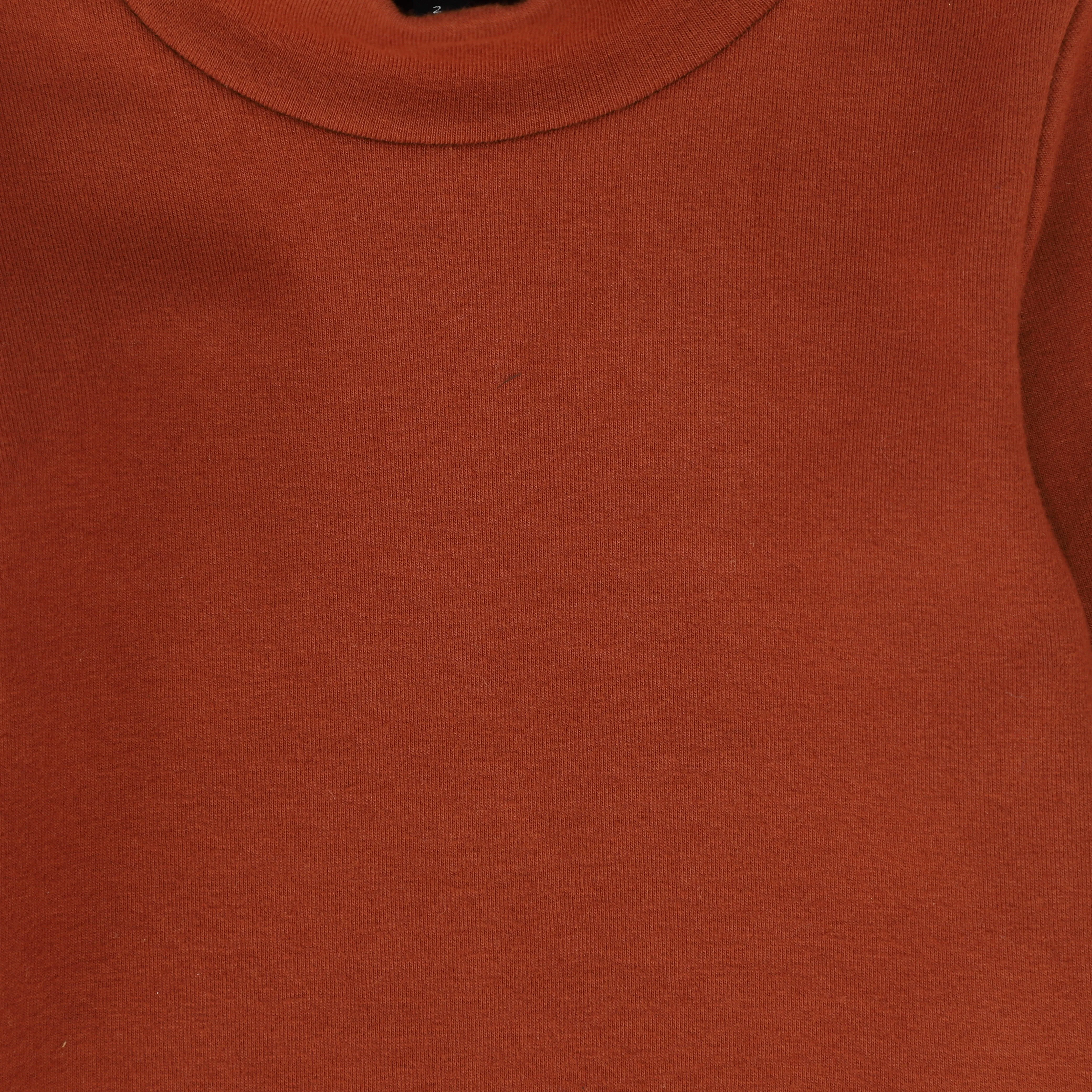 BAMBOO RUST FITTED TURTLENECK [Final Sale]