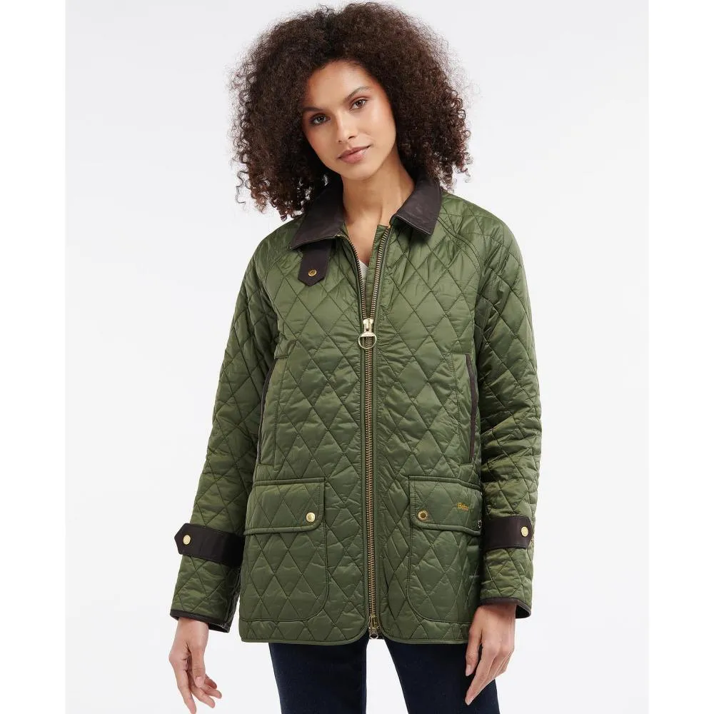 Barbour Kelham Ladies Quilted Jacket - Olive/Classic