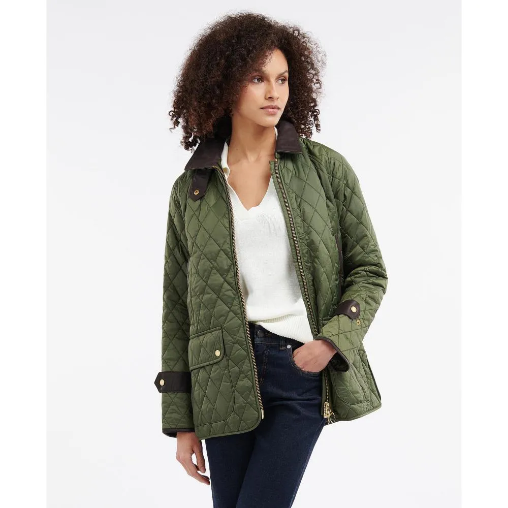 Barbour Kelham Ladies Quilted Jacket - Olive/Classic