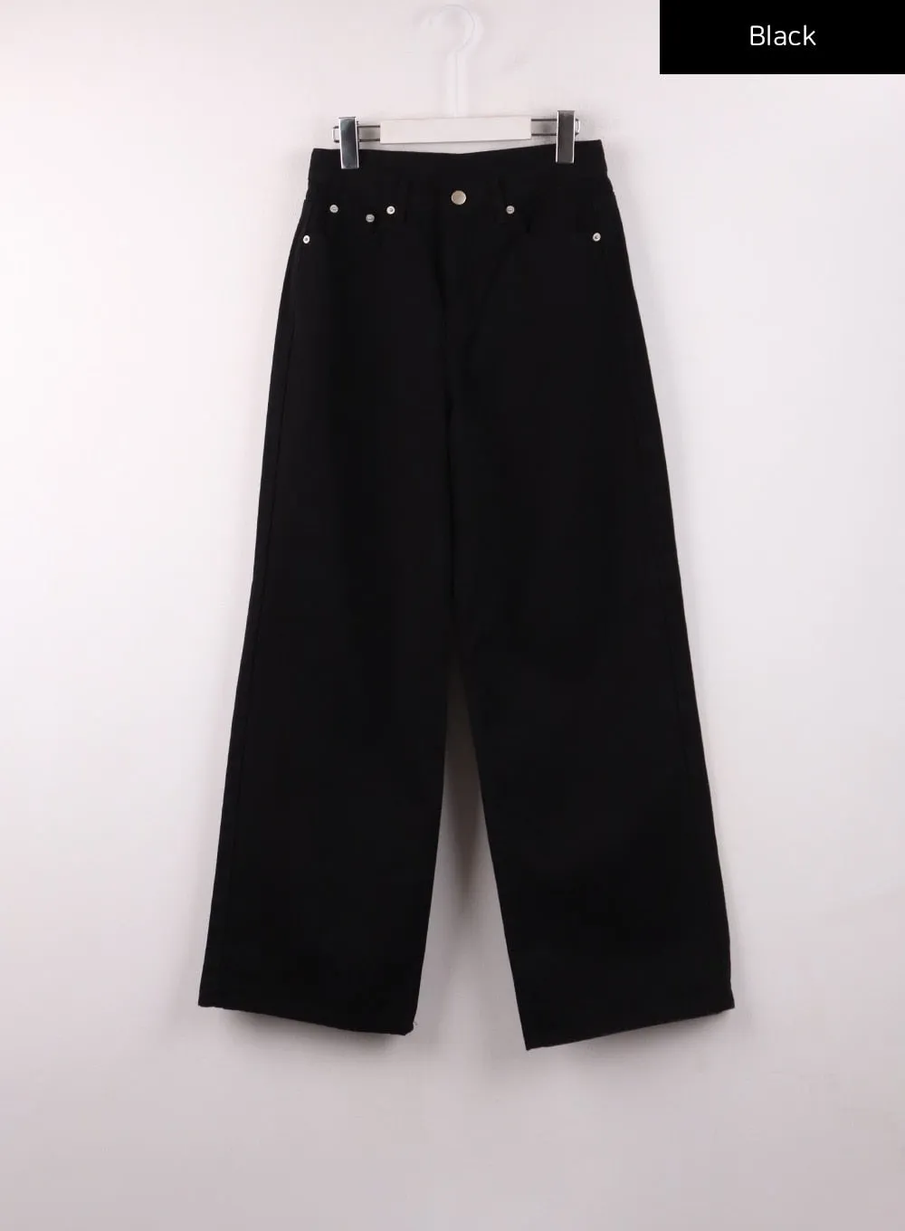 Basic Wide-Leg Pants IJ430