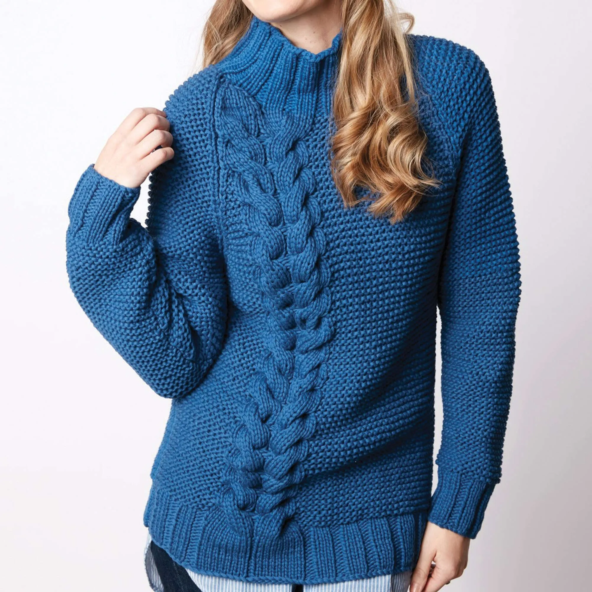 Bernat Bright Side Knit Pullover