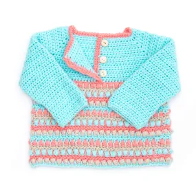 Bernat Crochet Take It From The Top Pullover