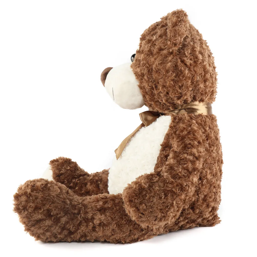 Big Teddy Bear Plush Toy, Coffee, 35.4 Inches