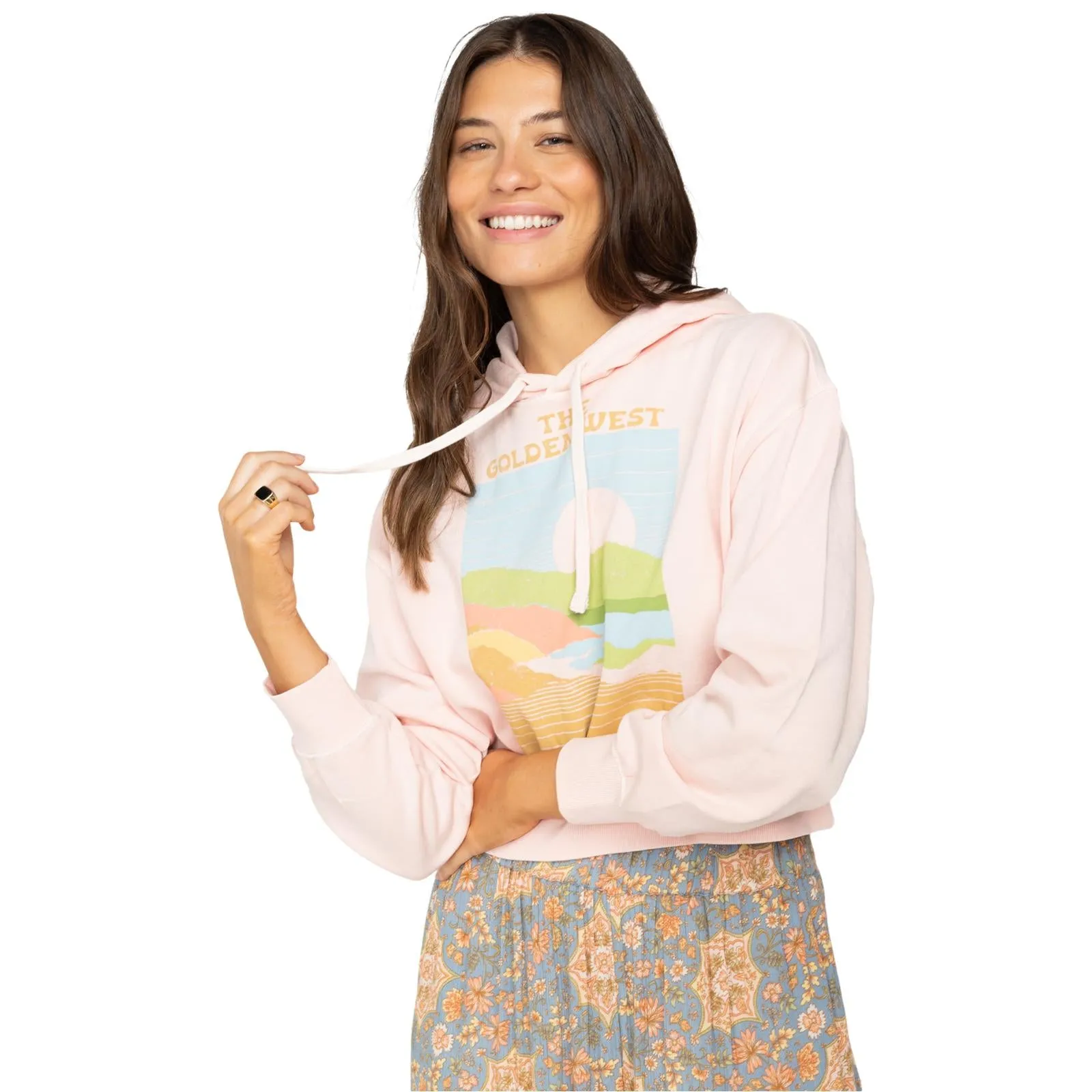 Billabong Womens New Age Pullover Graphic Hoodie