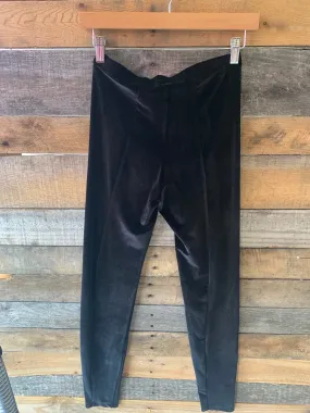 BJB Black Velvet Leggings