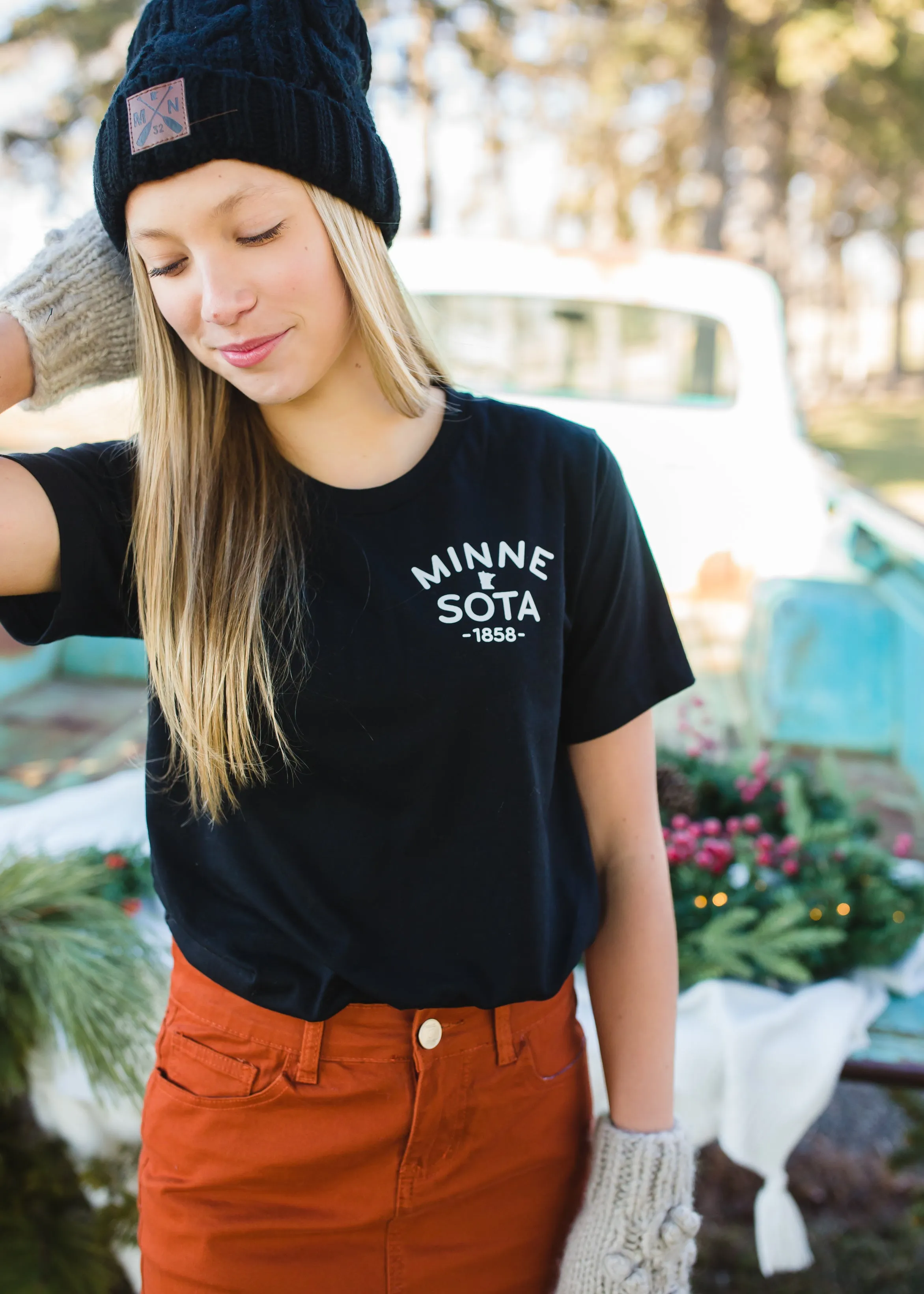 Black Minnesota Graphic Tee - FINAL SALE