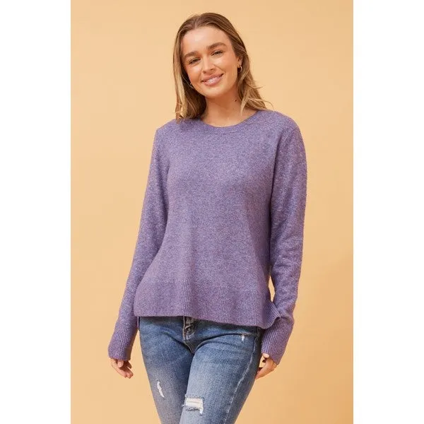 BRIONY HI LOW KNIT JUMPER