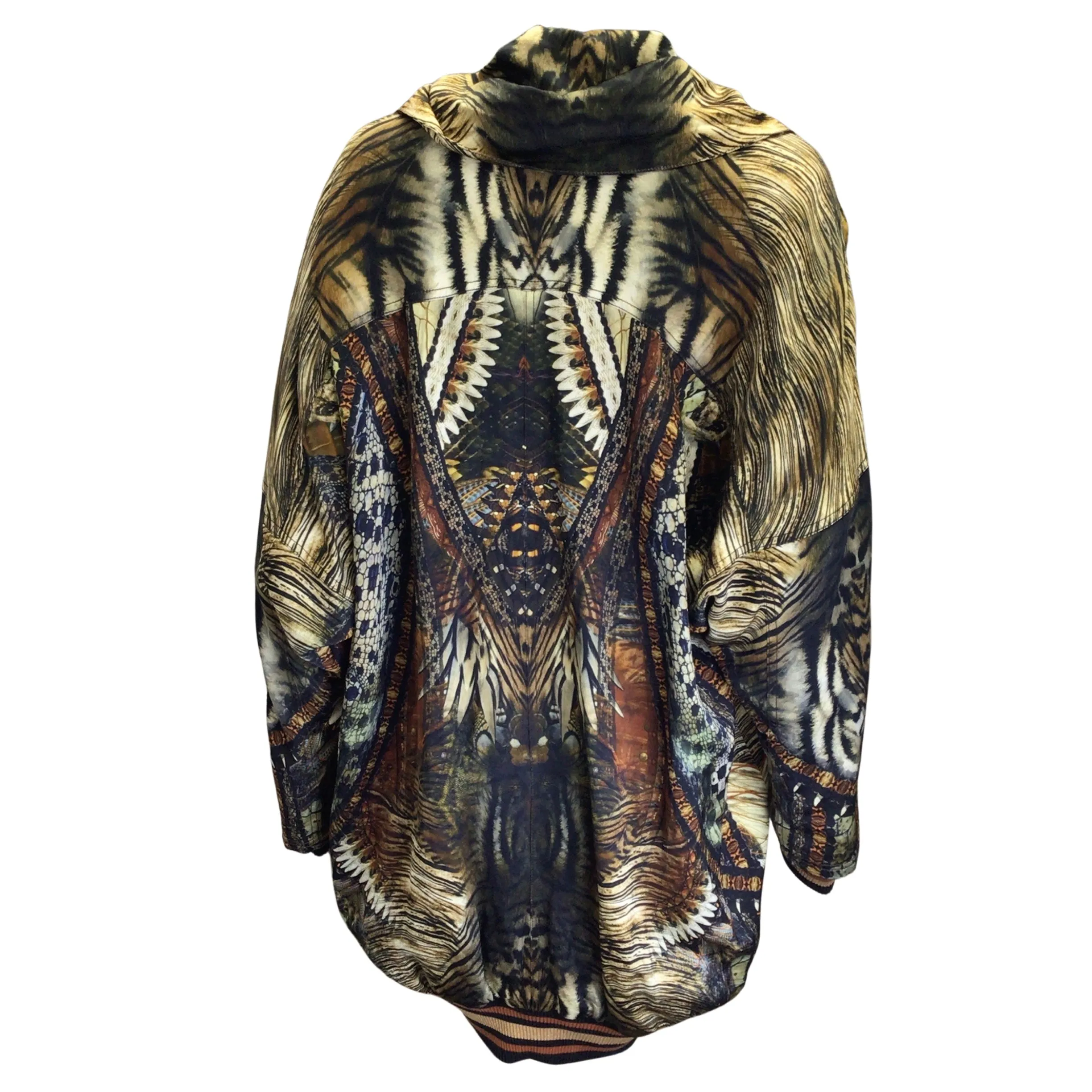 Camilla Brown / Gold Multi Kakadu Calling Parka Jacket