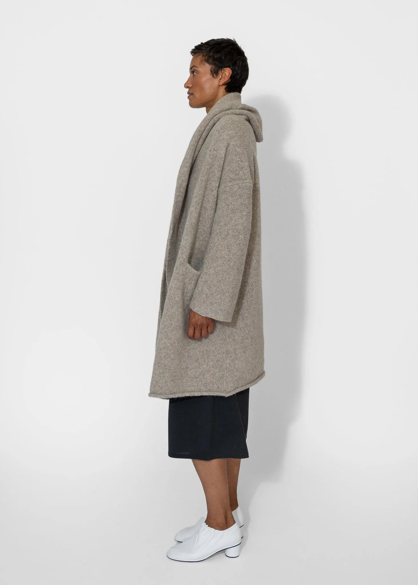 Capote Coat in Dust