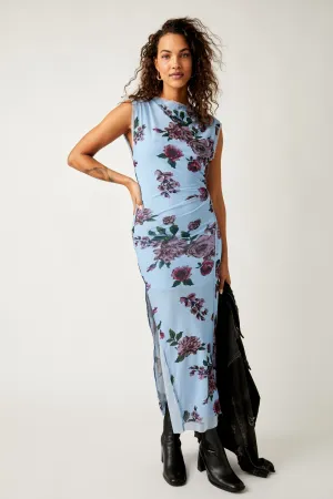 Carmel Midi Dress Blue