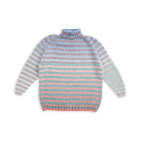 Caron Stripe Vibrations Knit Pullover