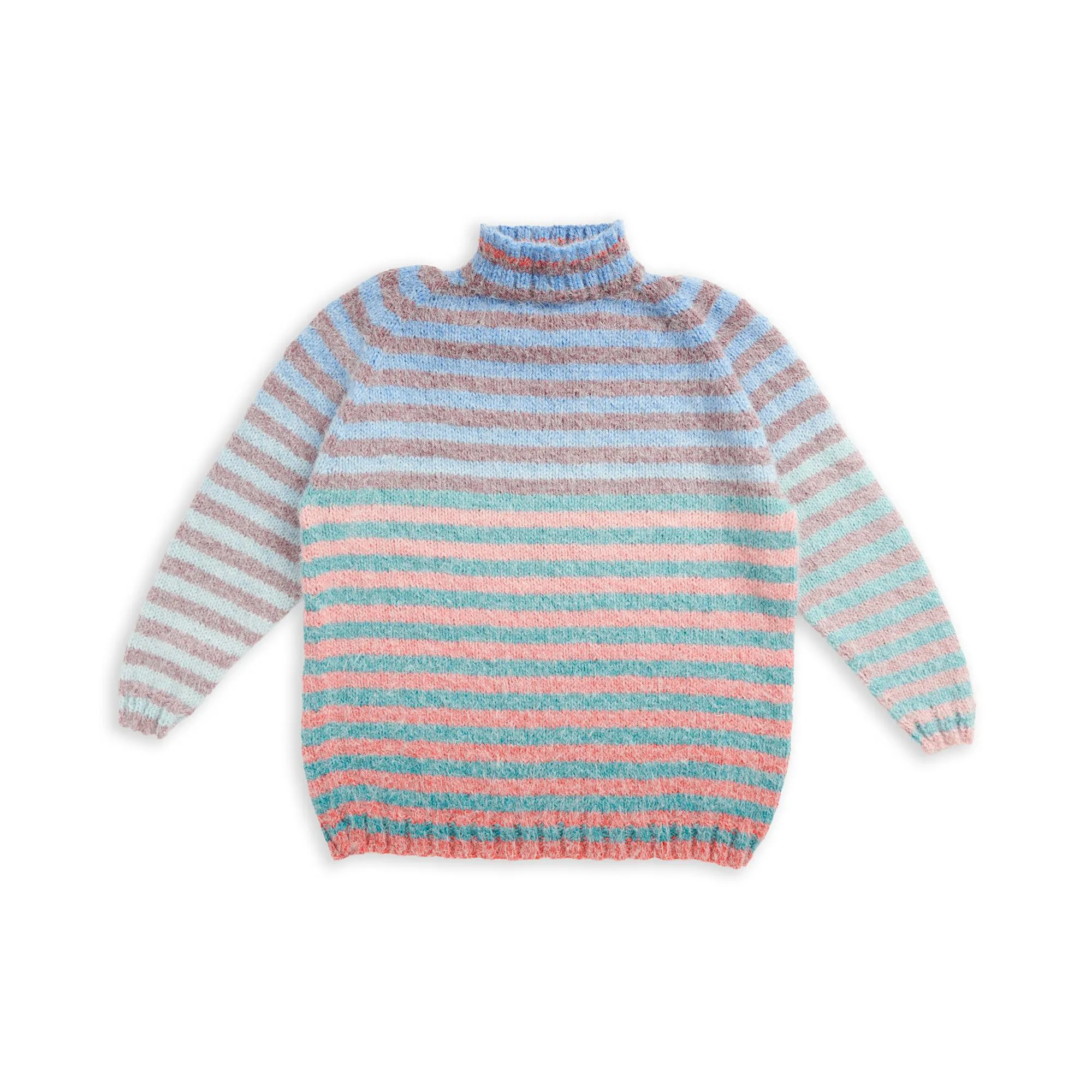 Caron Stripe Vibrations Knit Pullover