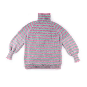 Caron Striped Knit Pullover