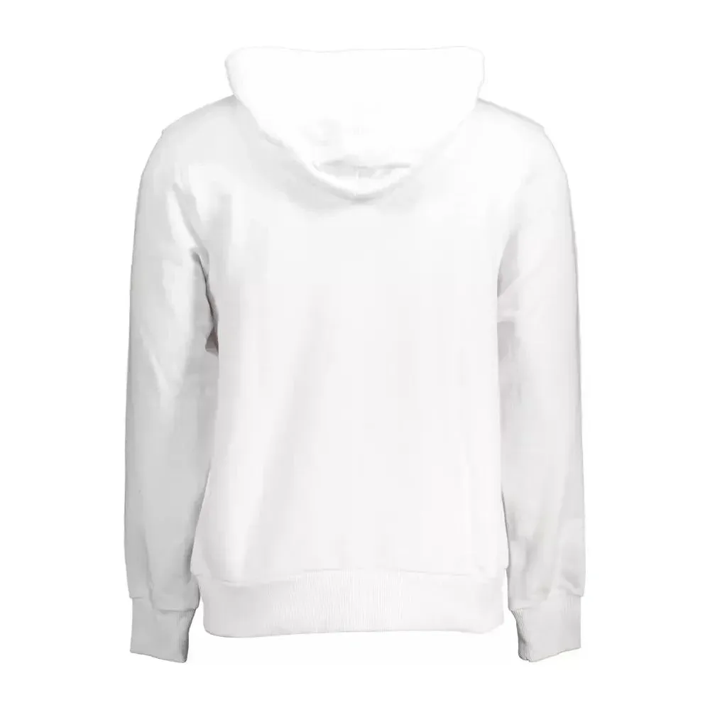 Cavalli Class White Cotton Men Sweater