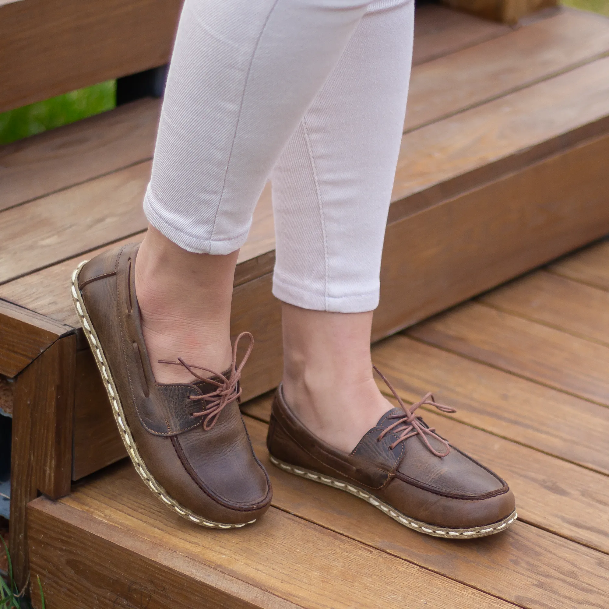 Classic Women's Leather Earthing Barefoot Shoes