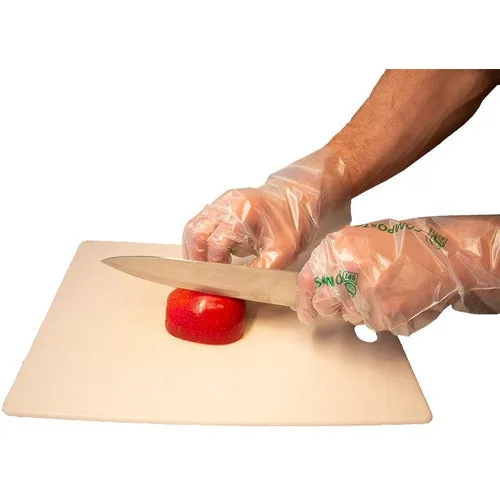 Compostable Food Service Preparation Gloves - Large