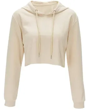 Crop Top Sweatshirt Long Sleeve Hoodie Pullover