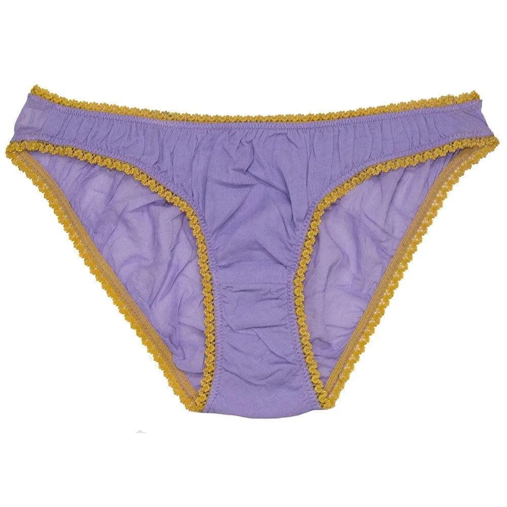 Culotte Germaine Lilas/Moutarde