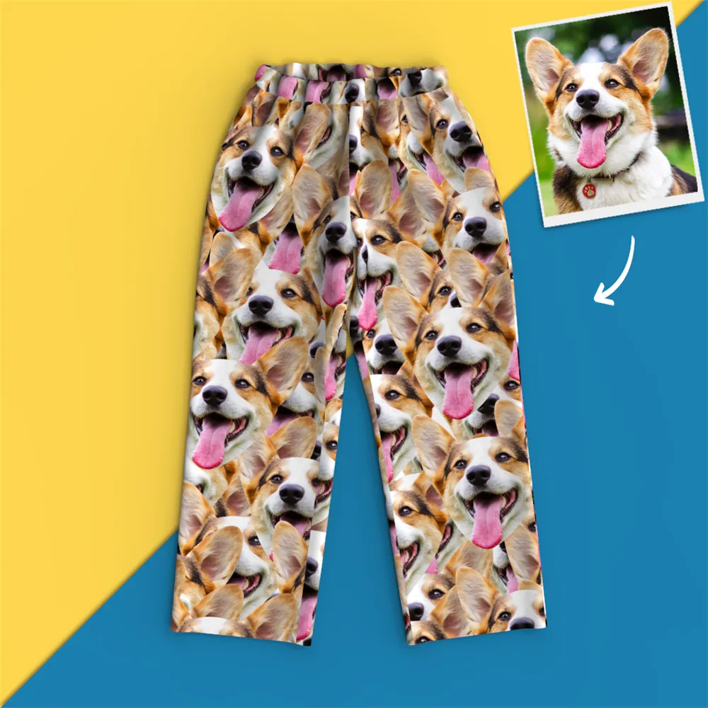 Custom Face Pajamas - Face Mash Dog