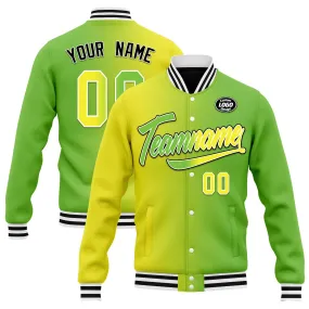 Custom Gradient Fashion Jacket Bomber Full-Snap Varsity Letterman Personalized Jacket FZ005-D028015-12